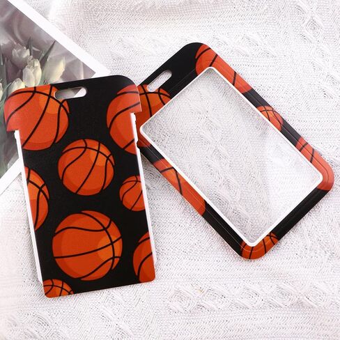 Basketball Lanyards with ID Badges Sports Neck Lanyard ID Holder Student School Teacher Keychain Lanyard for Keys Boys Girls in Saudi Arabia
