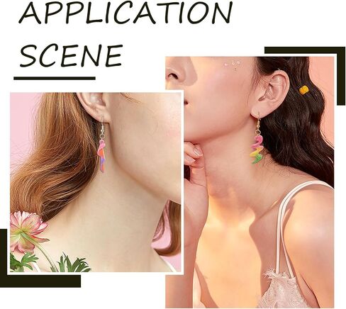 Boutigem 2Pcs Geometrical Earring Silicone Mold Fish Star Teardrop Irregular Shape Resin Casting Molds with Earring Hooks Jump Rings for Necklace Keychain Jewelry Making Craft DIY in Kuwait