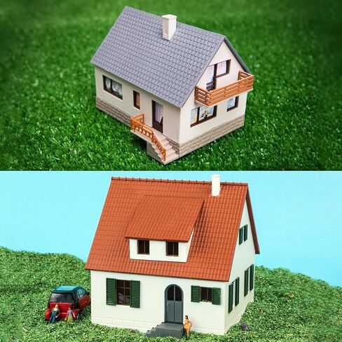 Meccanixity Miniature Roof Tiles PVC نموذج البلاط السقف Mini DIY Tiles Building String for Model Building Dolls Sand Sand Table 29.5x19 in Saudi Arabia