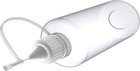 12 PCS 4 أوقية أونصة زجاجة زجاجة زجاجة زجاجة غراء مع 2 قمع ، للغراء ، السائل ، الزيت ، الحرف اليدوية ، إلخ ، أغطية متعددة الألوان in Kuwait