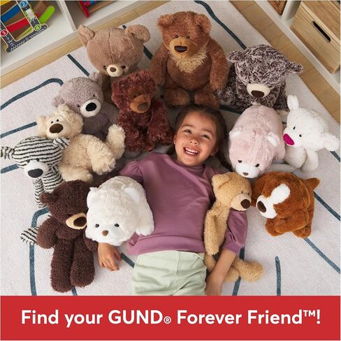 GUND Original Snuffles Teddy Bear, Premium Stuffed Animal for Ages 1 and Up, Gray, 10" in Kuwait