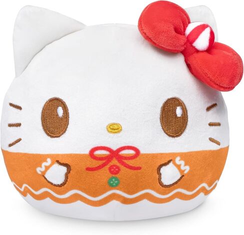 Teeturtle Cinnamoroll Christmas قابلة للعكس 4 بوصات - زنجبيل خبز - Sanrio مرخص رسميًا - لطيف Kawaii Soft Holiday حيوان محشو in Saudi Arabia