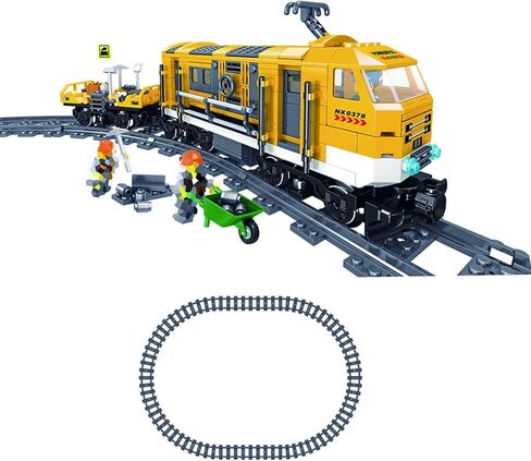 6in1 City Freight Train Car Building ، ألعاب DIY للشباب والبالغين ، متوافقة مع ملحق LEGO 630 (مجموعة قطار 6in1) in Kuwait