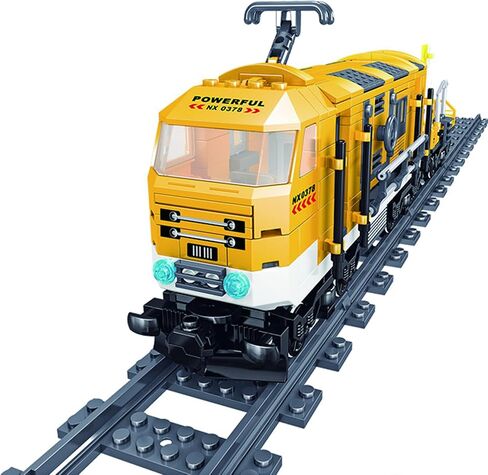 6in1 City Freight Train Car Building ، ألعاب DIY للشباب والبالغين ، متوافقة مع ملحق LEGO 630 (مجموعة قطار 6in1) in Kuwait
