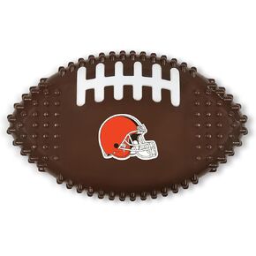 NFL Pittsburgh Steelers Mega-Chew Hard Nylon Bacon-Flavored Dog Bone Football Goal Post Chew Toy. Interactive Tasty Fun Dog Chew Toy. Indestructible Strong & Durable Pet Chew Toy. Extra Tough Dog Toys