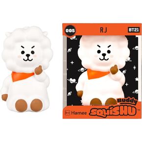 Hamee LINE Friends BT21 MANG SquiSHU Buddy Squishy Toy Slow Rising Cute Birthday Gift Bags, Party Favors, Gift Basket Filler, Stress Relief, Adorable, and Fun