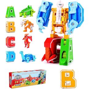 ABCD Alphabet Robots Toys for Kids ، ALPHABET LORE ABC COLLS ABC Toys ، ألعاب روبوتات المحولات الأبجدية للأطفال الصغار ، STEM Alphablocks ، Montessori Classroom Teaching Toy