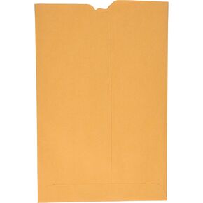 School Smart Report Card Envelope, 28 lb, 6 x 9 Inch, Kraft, Pack of 100
