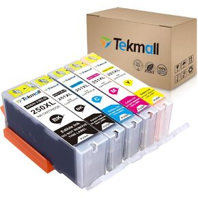 Compatible Ink Cartridge PGI-250XL, CLI-251XL, 250XL 251XL, Replacement for Canon Pixma MG5620 iX6820 MX922, MG5520, MG6620, MG5420, MG5422, MG5522, MG6420, MX722, iP7220,5 Packs