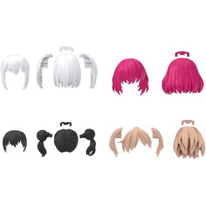 BANDAI SPIRITS(バンダイ スピリッツ) 30MS Optional Hairstyle Parts Vol. 10, Total 4 Types (Box), Color Coded Plastic Model