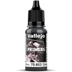 Vallejo - Surface Primer Color | الألمانية بانزر غراي 200 مل. (6.76 fl.oz.) | الانتهاء غير اللامع وتجفيف سريع | مثالي للبثوية والالتصاق الرائع للتماثيل ونماذج الحجم