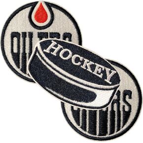 3Pcs New York Fans' Favorite Hockey Iron On Patches, for Jacket Backpack Jeans Jacket