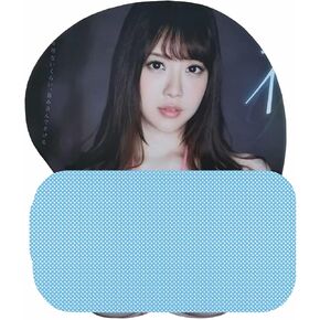 3D Anime Mouse Pads with Wrist Rest Support Gel Gaming Mousepads Non Slip Japanese Girl Cartoon Cushion Mouse Mat for Office 2Way Skin (Version 1)
