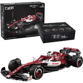 CaDA Officially Licensed Alfa Romeo F1 Team C42 1:8 Scale Car with V6 Engine and Interactive Features, STEM Toys for Teens