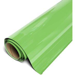 Siser EasyWeed Heat Transfer Vinyl HTV,Iron-on,12 inchs (Actual size:11.8") by 3 Feet Roll,for T-Shirts(Green Apple)