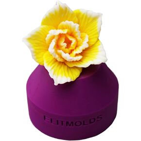 esmeralda Violet 3D Silicone Mould - قالب الشموع ، قالب صابون ثلاثي الأبعاد ، قالب للراتنج ، قالب راتنج الايبوكسي للحرف اليدوية والهدايا المصنوعة يدويًا