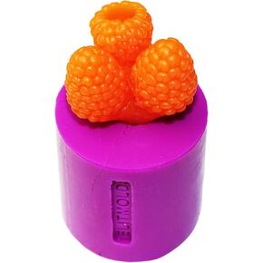 Raspberry Bunch 3D Silicone Molds - Candle Mold, 3D Soap Mould, Mold for Resin, Epoxy Casting Resin Mould for Crafts and Handmade Gifts