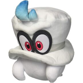 Little Buddy 1658 Super Mario Odyssey White Cappy (Normal Form) 7.5" Plush, Multi-Colored