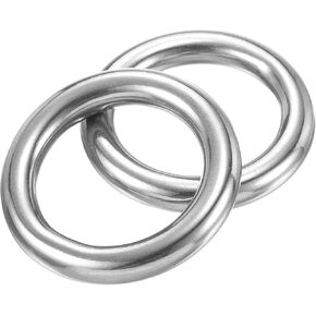 MECCANIXITY Metal O Ring 304 Stainless Steel Seamless Welded O-Ring for DIY