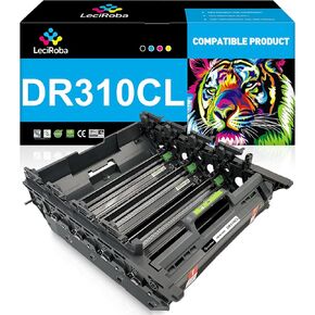 LeciRoba DR310CL Compatible Imaging Drum Unit for Brother DR-310CL Drum Unit for Brother HL-4150CDN HL-4570CDW HL-4570CDWT MFC-9460CDN MFC-9560CDW MFC-9970CDW Printer (25000 Pages, B/C/M/Y)