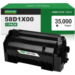 58D1X00 Toner Cartridge Compatible for Lexmark 58D1X00 Used with Lexmark MS725 MS821 MS822 MS823 MS825 MS826 MX722 MX822 MX822 MX826, 35000 Pages