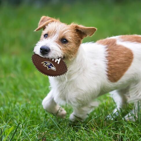 NFL Pittsburgh Steelers Mega-Chew Hard Nylon Bacon-Flavored Dog Bone Football Goal Post Chew Toy. Interactive Tasty Fun Dog Chew Toy. Indestructible Strong & Durable Pet Chew Toy. Extra Tough Dog Toys in Saudi Arabia