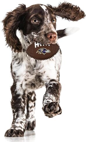 NFL Pittsburgh Steelers Mega-Chew Hard Nylon Bacon-Flavored Dog Bone Football Goal Post Chew Toy. Interactive Tasty Fun Dog Chew Toy. Indestructible Strong & Durable Pet Chew Toy. Extra Tough Dog Toys in Saudi Arabia