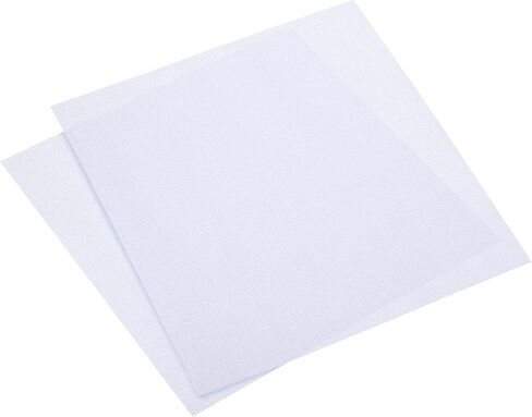 PATIKIL 14 Count Cross Stitch Cloth 20" x 20", 2 Pack Embroidery Cotton Fabric for DIY Needlework, White in Saudi Arabia
