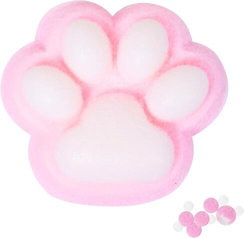1pcs Blue Squishy Cat Paw Squishy Toy,5 Inches Big FuFu cat Squeeze Paw,Cute Soft Squeeze Fidget Toys Squeeze Toys for Stress Relief Pinch Family Toys Gifts for Kids Adults in Kuwait