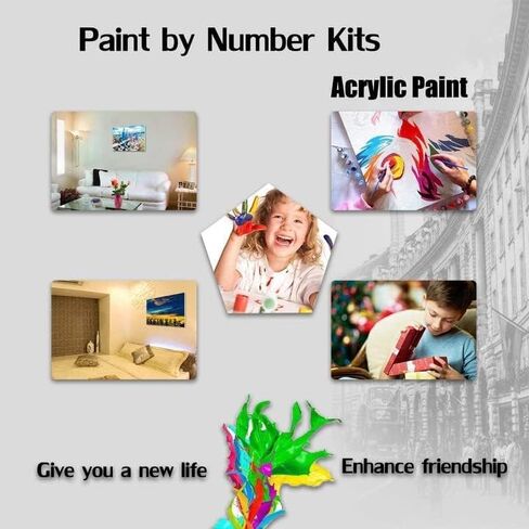 Bimkole Rabbit Paint by Number for Adults, DIY Oil Painting Kit on Canvas with Paintbrushes and Acrylic Pigment, Perfect for Paint by Numbers for Adults Beginner, for Home Wall Decor16x20 Inch in Saudi Arabia