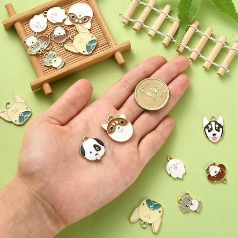 DanLingJewelry 50pcs 10 Styles Green Plant Enamel Charms Cute Cactus Charms Dangle Charms with Loop for DIY Bracelet Necklace Making in Saudi Arabia