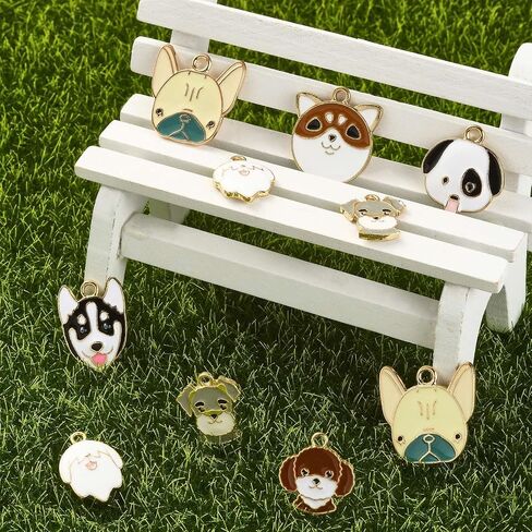 DanLingJewelry 50pcs 10 Styles Green Plant Enamel Charms Cute Cactus Charms Dangle Charms with Loop for DIY Bracelet Necklace Making in Saudi Arabia