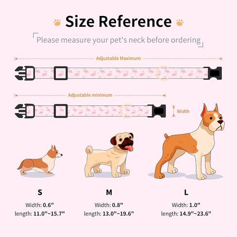 Cotton Dog Collar,Adjustable Cute Puppy Collar with Moon Patterned Design for Small Medium Large Dogs,Soft and Fancy Pet Collar with Safety Buckle for Girl Boy Dogs (Blue Whale, Medium) in Kuwait