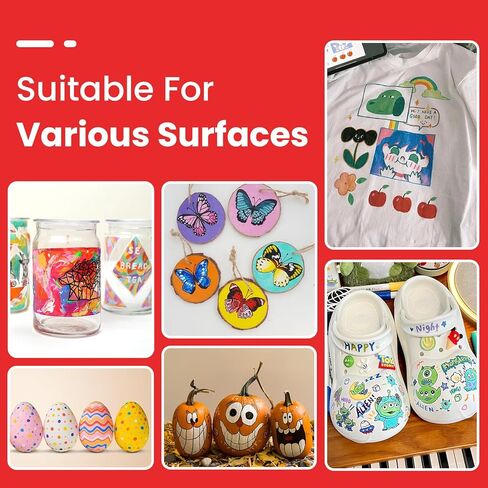 26 Colors Acrylic Paint Pens, Dual Tip Acrylic Paint Markers with Brush Tip and Dot Tip, Paint Markers for Painting Rock, Wood, Canvas in Kuwait