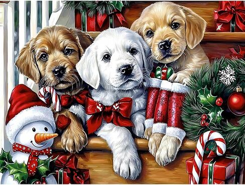 SENQAO Snow Train Diamond Art Kits for Adults,Christmas 5D Diamond Painting Kits for Beginners,Round Full Drill Gem Art for Adults,DIY Diamond Dots Paintings Picture Arts Craft for Home Decor 12x16in in Kuwait