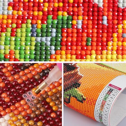 SENQAO Snow Train Diamond Art Kits for Adults,Christmas 5D Diamond Painting Kits for Beginners,Round Full Drill Gem Art for Adults,DIY Diamond Dots Paintings Picture Arts Craft for Home Decor 12x16in in Kuwait