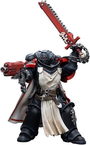 JOYTOY 1/18 Warhammer 40,000 Action Figure Black Templars Primaris Sword Brethren Harmund Collection Model in Saudi Arabia
