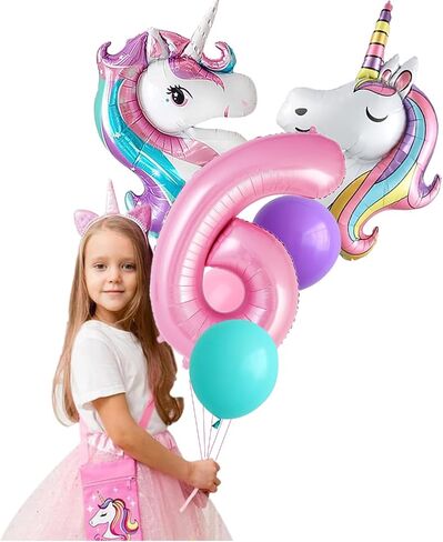 Yancan 4th Birthday Decorations for Girls, 4 year old Girl Party Supplies with Happy Birthday Banner, Cake Topper in Saudi Arabia