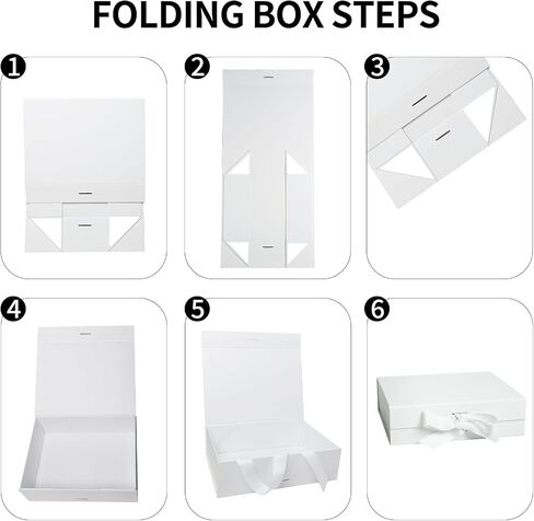 WARMGBOXCO 1 Pcs Pink Gift Box 13x9x4Inch,Gift Boxes with Lids for presents,Collapsible Boxes for Gifts,With Greeting Card,Suitable for Bridesmaid Proposal Box,Birthday Gift Box,Etc. in Kuwait