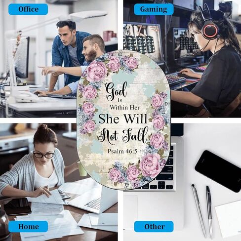 Personality Mouse Pad with Coaster Set, French Bulldogs Fashion Design Mouse Pad Non-Slip Rubber Gaming Mouse pad Computer Laptop in Saudi Arabia