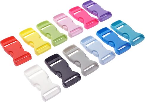 5/8" Side Release Buckle Plastic Clasps for Cord Paracord Bracelet Kit Outdoor Pets Collar Backpack Accessories in Kuwait