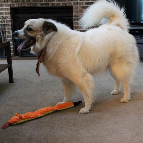 SPOT Skinneeez Extreme Triple Squeak Snake - Durable, Stuffing-Free Dog Toy with Rip-Stop Mesh & 3 Jumbo Squeakers, Built for Aggressive Chewers - Perfect for Medium to Large Dogs & Puppies, 25 inch in Saudi Arabia
