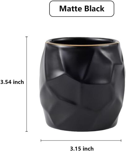Ceramics Desk Pencil Holder Irregular Glacier Modern Art Pencil Cup Organizer Makeup Brush Holder for Home and Office(Pink) in Saudi Arabia