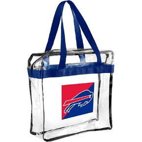 FOCO NFL Clear Stadium Messenger Bag for Football Game - Vinyl