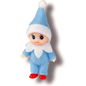 Christmas Baby Elf Doll in Pink Jumpsuit