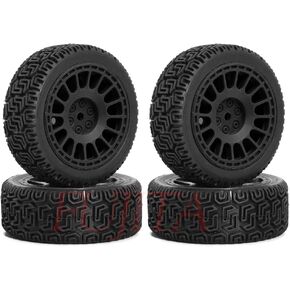 Fujita 1/10 RC على الطريق RAT RACING RIM 68MM OD لـ 1/10 RC RALLY CAR TAMIYA XV01 XV02 TT02 PTG HSP RGT KYOSHO FAZER MK2 PTG （WHITE A））））