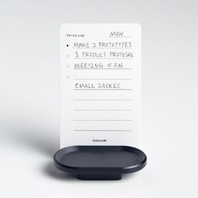 novium Zinc Alloy Card Holder, Focus Card, Memo, Productivity Cards, Desk Accessories, Christmas Gifts for Men & Women