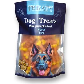 Treaty Chicken Wrapped Calcium Bons Healthy Crafted with Sweet Potato,Pumpkin,Turmeric Training Dog Treats Natural Teeth Cleaning Puppy and Small Dogs, NO Rawhide (30 Count - Pack of 1)