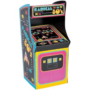Fun Express Totally 80's Party Centerpiece - Retro Old School Video Game Themed Party Decor - Perfect 80’s Themed Birthday Parties Game Night Events & Retro Celebrations Eye-catching Design - 1 Piece