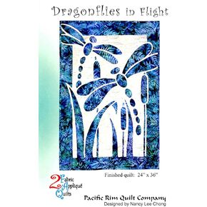 Pacific Rim Quilt Company Pattern - Dragonflies in Flight (Finished Quilt is 24" x 36")